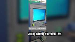 Μηχάνημα δοκιμής κραδασμών IEC 62660 – Δοκιμαστής κραδασμών μπαταρίας Sine Force 300kg | 2–2500 Hz