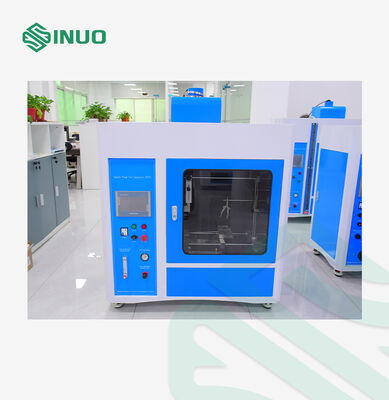 Καλή τιμή Εξοπλισμός δοκιμής εύφλεκτης επιφάνειας με 12±1 mm ρυθμιζόμενο ύψος φλόγας, εύρος θερμοκρασίας 0~1000 °C και έλεγχο PLC με οθόνη αφής 7 ιντσών σε απευθείας σύνδεση