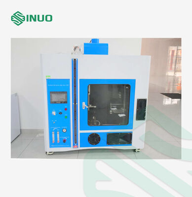 Καλή τιμή Θάλαμος Δοκιμής Φλόγας Οριζόντιας-Κατακόρυφης Συμμορφούμενος με τα Πρότυπα IEC60695 UL94 με Έλεγχο PLC και Οθόνη Αφής και Διπλή Ισχύ 50W 500W σε απευθείας σύνδεση